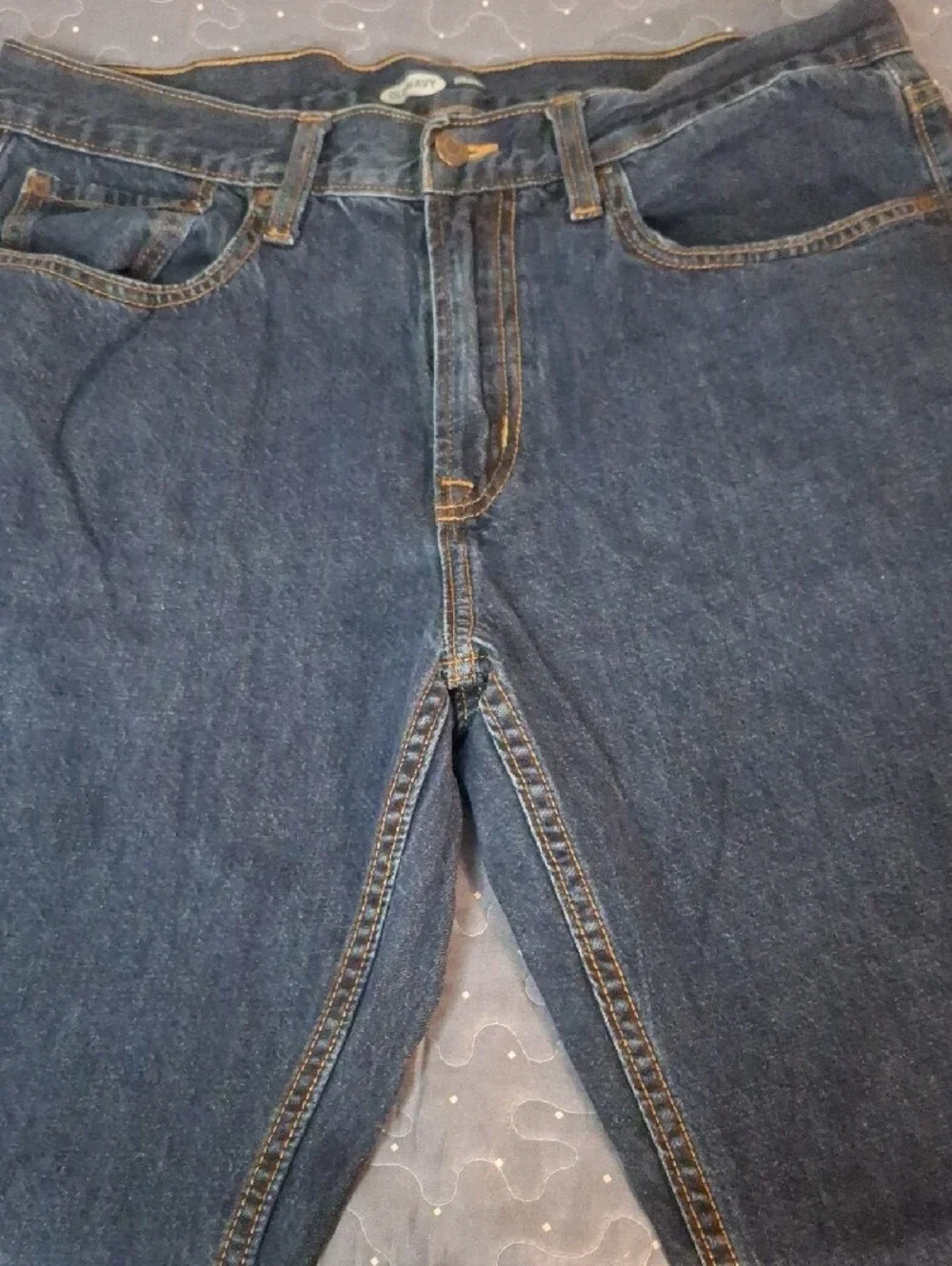 Old Navy Straight Men's Dark Blue Denim Jeans size 36 x 30